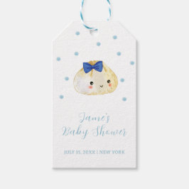 シンプルボーイ小さな餃子の赤ちゃんシャワー ギフトタグ