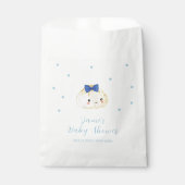 シンプルボーイ小さな餃子の赤ちゃんシャワー フェイバーバッグ (正面)