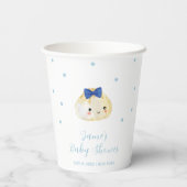 シンプルボーイ小さな餃子の赤ちゃんシャワー 紙コップ (裏面)