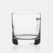 シンプルボーナスパパ定義 ウイスキーグラス (右)