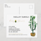 シンプルポッテッドサボテン 案内ポストカード (正面/裏面)