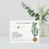 シンプルポッテッドサボテン 案内ポストカード (スタンド正面)