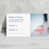 シンプルマッサージセラピストエレガント紹介カード 紹介カード