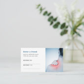 シンプルマッサージセラピストエレガント紹介カード 紹介カード (スタンド正面)