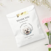 シンプルマルチーズドッグ結婚サンキュー フェイバーバッグ (封をした状態)