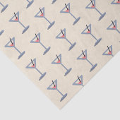 シンプルマルティーニグラスモダンヴィンテージピンクブルー  薄葉紙 (詳細)