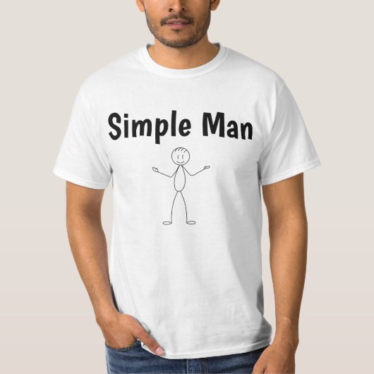 シンプルマン棒人間 Tシャツ (正面)