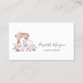 シンプルミキサーフラワーシンプルベーカリー 名刺 (正面)