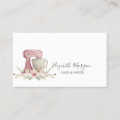 シンプルミキサーフラワーベーカリー名刺 名刺 (正面)