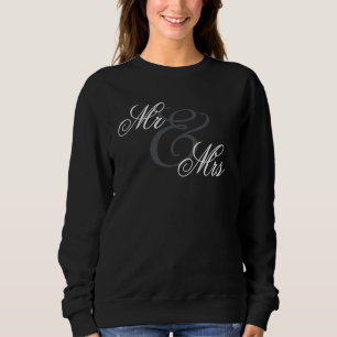 シンプルミセスのハネムーン結婚Tシャツ スウェットシャツ