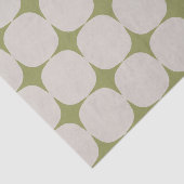 シンプルミッドセンチュリーモダンセージ緑のパターン 薄葉紙 (詳細)
