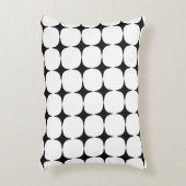 シンプルミッドセンチュリーモダン白黒パターン アクセントクッション (正面(垂直))