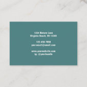 シンプルミッドモダンセンチュリーレトロルームデコール 名刺 (裏面)