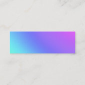 シンプルミニビジネスカラフルカード スキニー名刺 (裏面)