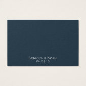 シンプルミニマエレガントリストの控えめの文字結婚ズ (裏面)