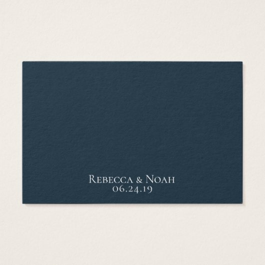 シンプルミニマエレガントリストの控えめの文字結婚ズ (裏面)