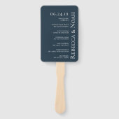 シンプルミニマエレガントリストの控えめの文字結婚ズ ハンドファン (正面)