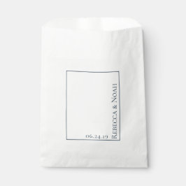 シンプルミニマエレガントリストの控えめの文字結婚ズ フェイバーバッグ