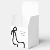 シンプルミニマエレガントリストブラックボウクラシック フェイバーボックス (オープン)