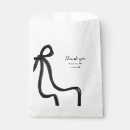 シンプルミニマエレガントリストブラックボウ フェイバーバッグ