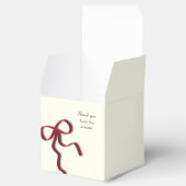 シンプルミニマエレガントリストレッドボウクラシック フェイバーボックス (オープン)