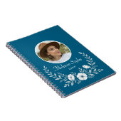 シンプルミニマエレガントリスト写真シック ノートブック (右側)