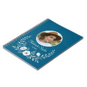 シンプルミニマエレガントリスト写真シック ノートブック (左側)