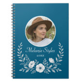 シンプルミニマエレガントリスト写真シック ノートブック (正面)