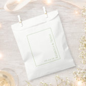 シンプルミニマエレガントリスト文字結婚ズ フェイバーバッグ (クリップ留めされた状態)