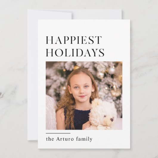 シンプルミニマエレガントリスト シーズンカード (正面)