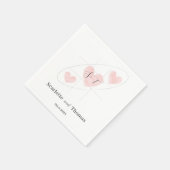 シンプルミニマエレガントリスト スタンダードカクテルナプキン (角)