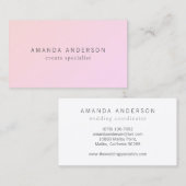 シンプルミニマエレガントリスト |名刺 名刺 (正面/裏面)