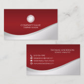 シンプルミニマエレガントリスト |名刺 名刺 (正面/裏面)