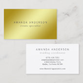 シンプルミニマエレガントリスト |名刺 名刺 (正面/裏面)