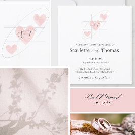 シンプルミニマエレガントリスト 招待状