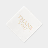 シンプルミニマエレガントリスト#36ありがとう 箔ナプキン (右)
