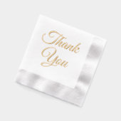 シンプルミニマエレガントリスト#79ありがとう 箔ナプキン (左)