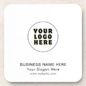 シンプルミニマカスタムリスト文字 コースター (正面)