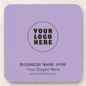 シンプルミニマカスタムリスト文字 コースター (正面)