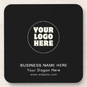 シンプルミニマカスタムリスト文字 コースター (正面)