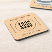 シンプルミニマカスタムリスト文字 コースター (左側)