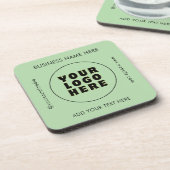 シンプルミニマカスタムリスト文字 コースター (左側)