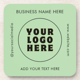 シンプルミニマカスタムリスト文字 コースター