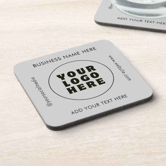 シンプルミニマカスタムリスト文字 コースター (左側)