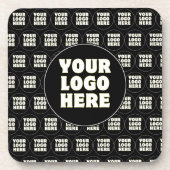 シンプルミニマカスタムリスト文字 コースター (正面)