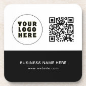 シンプルミニマカスタムリスト文字 コースター (正面)