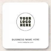 シンプルミニマカスタムリスト文字 コースター (正面)