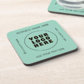 シンプルミニマカスタムリスト文字 コースター (左側)