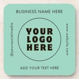 シンプルミニマカスタムリスト文字 コースター