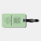 シンプルミニマカスタムリスト文字 ラゲッジタグ (裏面横)